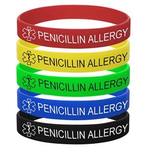 5 Pack-Free Engraving Medical Safe SOS Jewelry